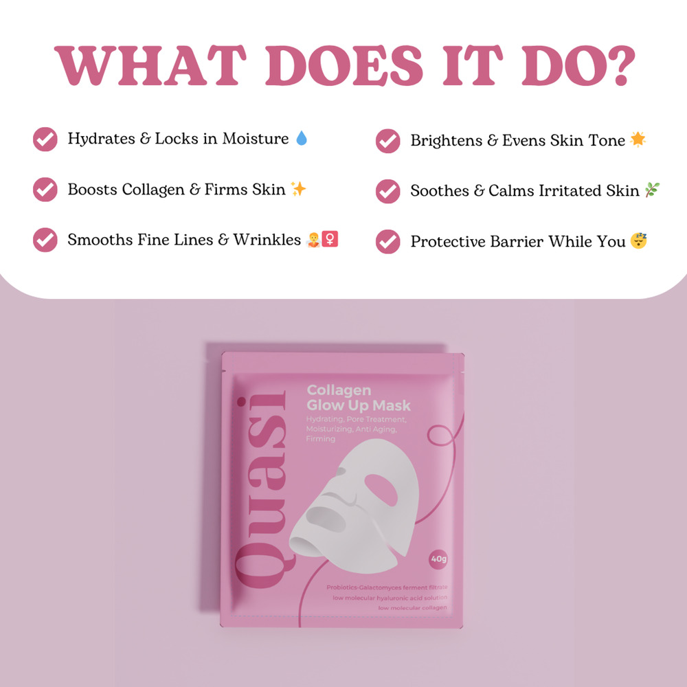 QUASI Glow up mask 4pk - Picture 2 of 3